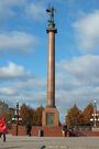 Памятник погибшим солдатам правопорядка на Трубной площади в Москве