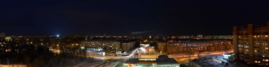 Проспект Обводный канал ночью