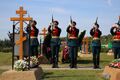 Воинские почести во время перезахоронения праха М. Н. Логинова