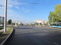Перекресток улиц Саина-Жандосова (2 октября 2014 года)