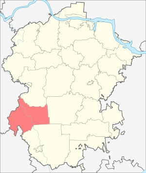 Порецкий район Порецкий муниципальный округ на карте
