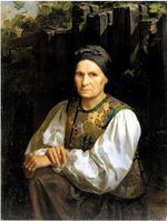 Портрет пожилой крестьянки. 1860