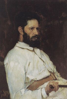 Портрет работы Виктора Васнецова, 1884. Третьяковская галерея, Москва