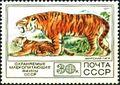 1977: Охраняемые млекопитающие фауны СССР. Художник В. Колганов (ЦФА [АО «Марка»] № 4789)