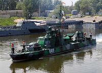 Проект 1204 «Шмель» — дивизион артиллерийских катеров охраны водного района Каспийской флотилии 06.jpg