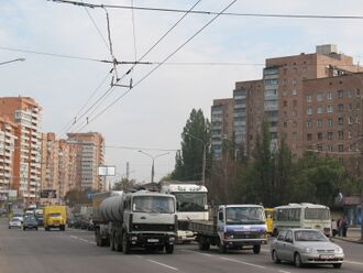 Проспект Гагарина. Вид от центра