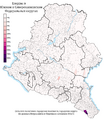 Расселение цахуров в ЮФО и СКФО по городским и сельским поселениям в %, перепись 2010 г.