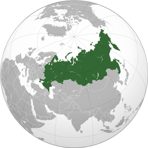 Россия на карте мира