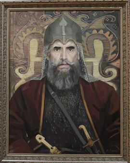 Современный портрет от художника Мухтара Камбулатова