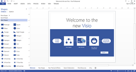 Скриншот программы Microsoft Visio