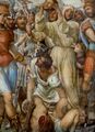 Содома. Казнь Николо ди Тульдо. Деталь фрески. 1526г. ц. Сан Доменико, Сиена.