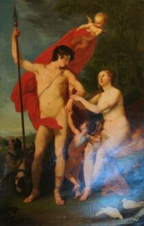 Венера и Адонис. 1782 Холст, масло. 252 × 165 см Русский музей, Санкт-Петербург[4]