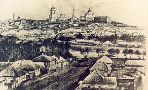 Панорама города в 1893 году