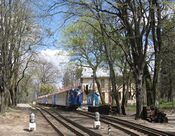 Станция «Парковая» Львовской детской железной дороги