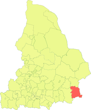 Тугулымский городской округ на карте