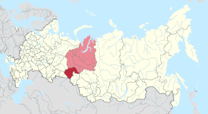 Тюменская область на карте