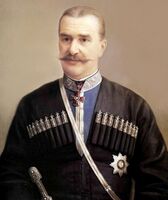 Портрет отставного генерала Терского казачьего войска В. А. Волоцкого (1897). (Эрмитаж)