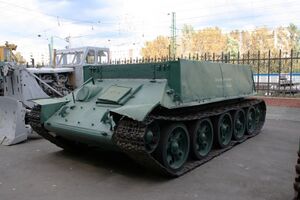 Тягач на базе танка Т-34.