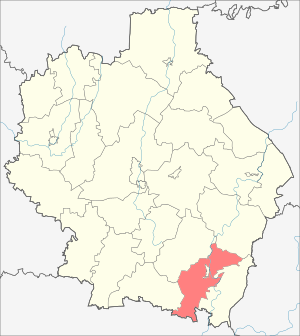 Уваровский округ на карте