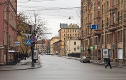 Улица Профессора Ивашенцова, вид с Невского проспекта