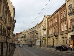 Нижняя часть улицы Ивана Франко