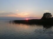 Закат на Плещееве озере