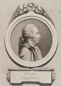 Фрэнсис Котс. Гравюра по портрету Пьера Этьена Фальконе, 1768