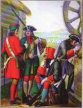 Фузелёры пехотных полков с 1700 по 1720 год.