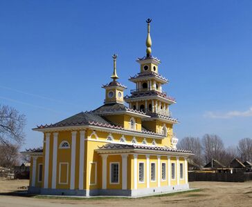 Храм (сюме) калмыцкий Хошеутовского хурула