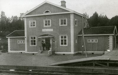 Вокзал Хямекоски, 1934 год.