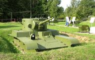 Танк Т-46 без ходовой части в ЦМ ВОВ.
