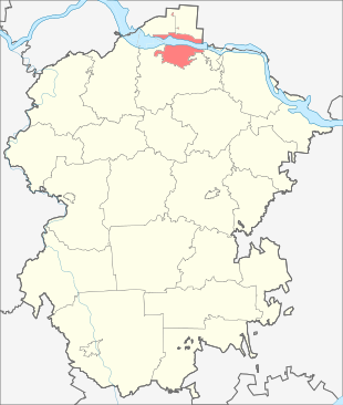 Чебоксарский городской округ город Чебоксары на карте