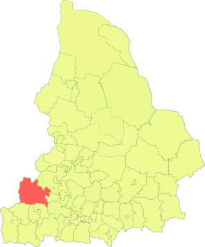 Шалинский городской округ на карте