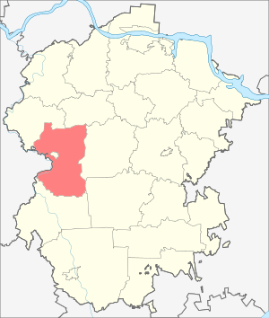 Шумерлинский район Шумерлинский муниципальный округ на карте