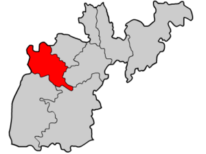 Ямбургский уезд на карте