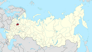Ярославская область на карте
