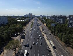 Ярославское шоссе, вид со МКАД в сторону центра Москвы