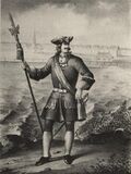 Офицер пехотного полка (1700 - 1732 годы)[8]