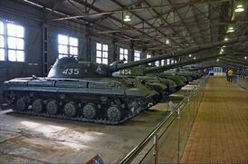 Опытный танк Объект 435 в Бронетанковом музее Кубинки.