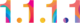 Логотип программы 1.1.1.1