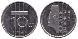 10 cents, Netherlands, 1993.jpg