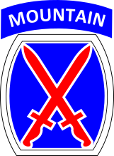 Нарукавная эмблема 10-й горнопехотной дивизии