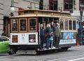 Канатный трамвай Сан-Франциско на линии Пауэлл и Гайд