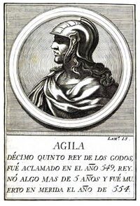 Агила I. Гравюра XVIII века