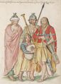 Группа ирландцев на службе Генриха VIII, ок. 1575, тот же автор