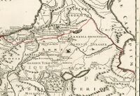 Восточная и часть Западной Армении (Armenia occidentalis) на карте 1740 года
