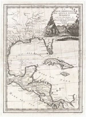 1798 Cassini Map of Florida, Louisiana, Cuba, and Central America - Geographicus - MessicoFlorida-cassini-1798.jpg