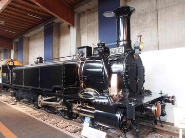 Паровоз № 312 (1856 года постройки) во французском музее Cité du train  (фр.) (рус.