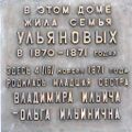 Мемориальная доска на усадьбе Прибыловской.