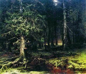 Девственный лес (1880) ГТГ.